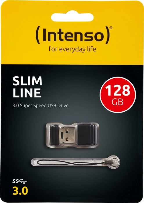 Intenso Slim Line 128GB, USB-A, USB 3.2 Gen 1×1