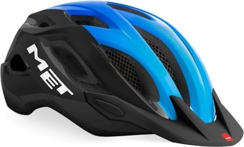 MET Crossover Helm blue black/matt