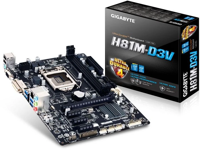 GIGABYTE GA-H81M-D3V (Intel 1150)