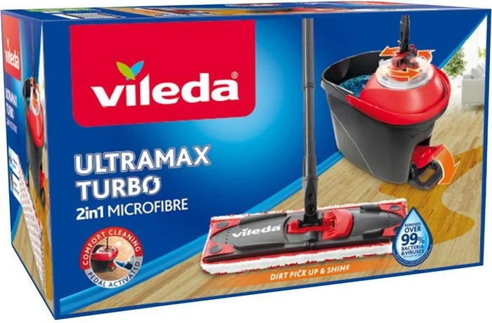 Vileda UltraMat Turbo Komplett Bodenwischer-Set