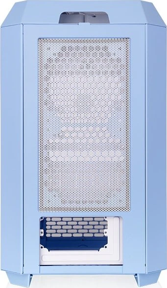Thermaltake The Tower 250 Hydrangea Blue, blau, Glasfenster, Mini-ITX