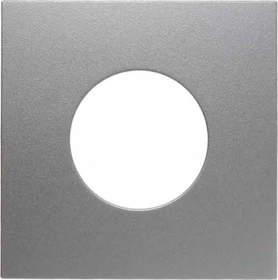 Berker Zentralstück für Drucktaster/Lichtsignal E10, alu matt