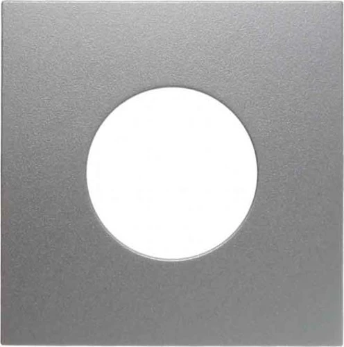 Berker Zentralstück für Drucktaster/Lichtsignal E10, alu matt