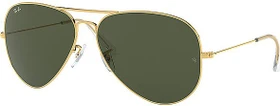 Ray-Ban RB3025 Aviator Classic 62mm gold/green classic