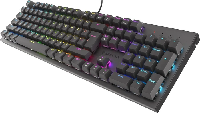 Genesis Thor 303, schwarz, LEDs RGB, hot-swap, Gaote Outemu BROWN, USB, DE