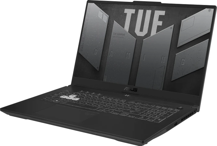 ASUS TUF Gaming F17 FX707ZR-HX002W, Mecha Gray, Core i7-12700H, 16GB RAM, 1TB SSD, GeForce RTX 3070, DE