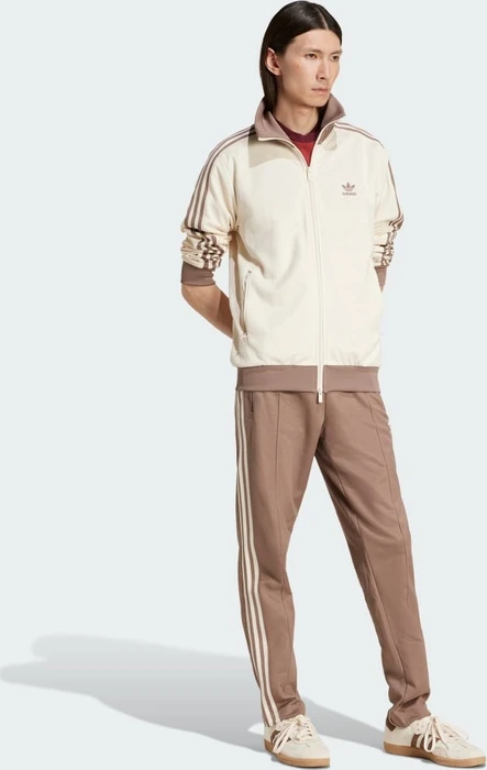adidas Adicolor Classics Beckenbauer Trainingshose lang trace brown/wonder white (Herren)