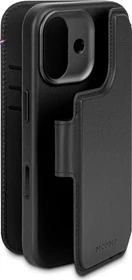 Decoded Leather Detachable Wallet Case für Apple iPhone 17 schwarz