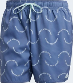 adidas Wave Logo CLX Badeshorts preloved ink/halo mint (Herren)
