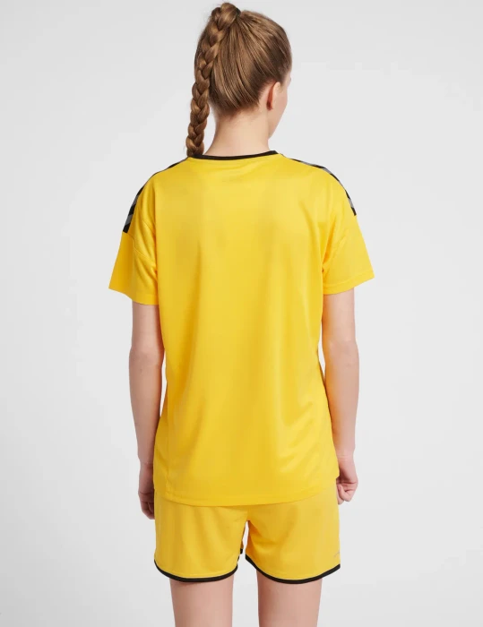 hummel Authentic Poly Jersey Funktionsshirt kurzarm gelb (Damen)