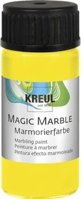 Kreul Magic Marble Marmorierfarbe, zitron, 20ml