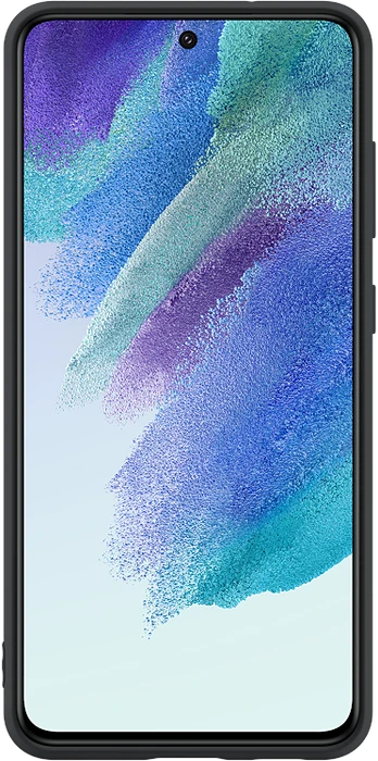Samsung Silicone Cover für Galaxy S21 FE Graphite