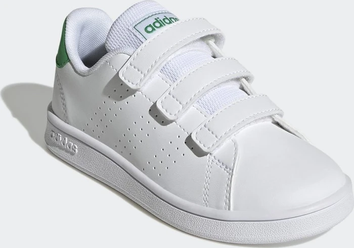 adidas Advantage Court Lifestyle Hook-and-Loop cloud white/green/core black (Junior)