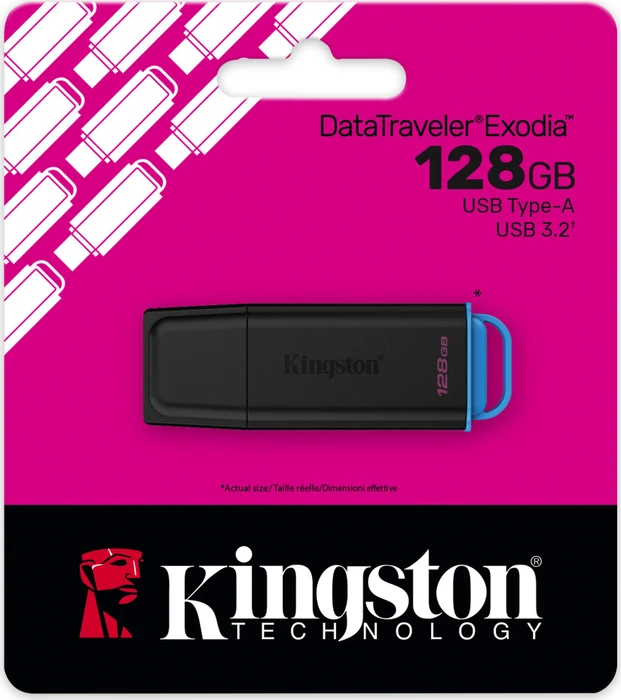 Kingston DataTraveler Exodia Gen 2 128GB, USB-A, USB 3.2 Gen 1×1