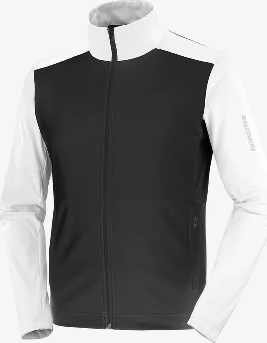 Salomon Gore-Tex Infinium Windstopper Funktionsjacke white/deep black (Herren)