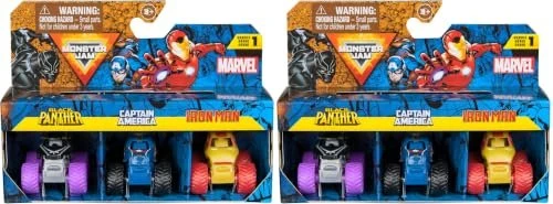 Spin Master Monster Jam Marvel Mini Monster Trucks 3er-Pack