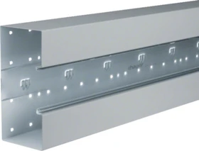 Hager Brüstungskanal-Unterteil frontrast BRS 100x210mm OT 80mm aus Stahlblech verzinkt