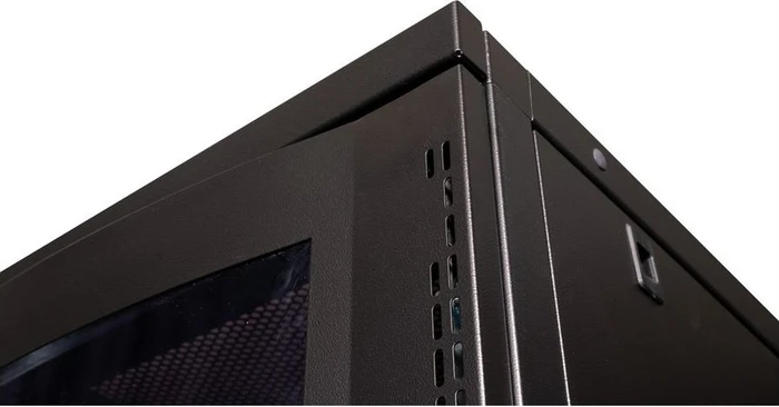 Roline / Secomp Pro Serie 19" Serverschrank 26HE, montiert, Glastür, IP20, RAL 9005, 1000mm tief
