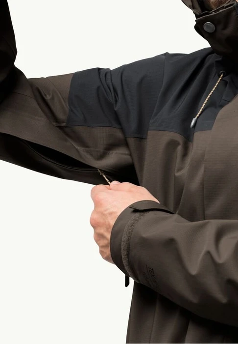 Jack Wolfskin Kammweg 2l Funktionsjacke cold coffee (Herren)