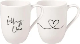 Villeroy & Boch Statement Becher mit Henkel Lieblingsoma, 2 Stück