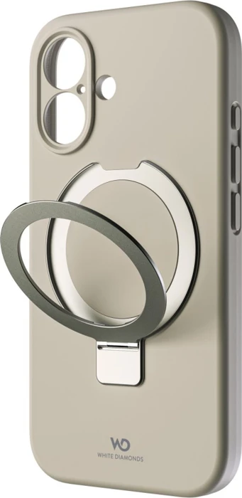 White Diamonds Mag Urban Stand Case für Apple iPhone 16 sand