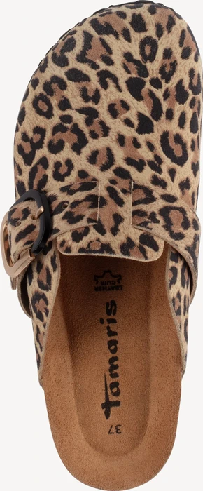 Tamaris Lederpantolette braun (Damen)