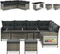 Juskys Polyrattan Manacor Lounge-Set Vorschaubild