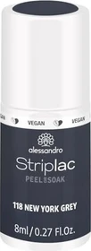 Alessandro StripLac Nagellack 176 New York Grey, 8ml