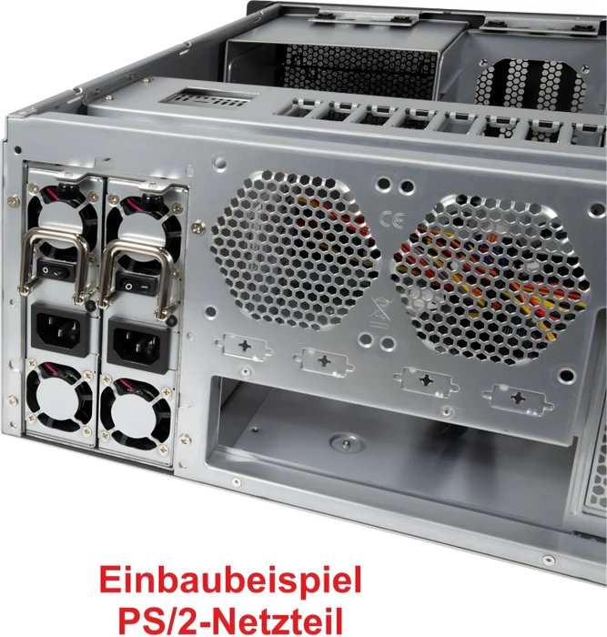 Inter-Tech IPC 4U-47045, schwarz, 4HE, ATX