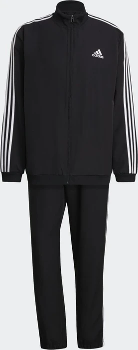 adidas Aeroready Essentials Regular-Fit 3-Streifen Trainingsanzug schwarz/weiß (Herren)