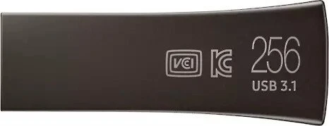 Samsung USB Stick Bar Plus 2020 Titan Gray 256GB, USB-A, USB 3.2 Gen 1×1