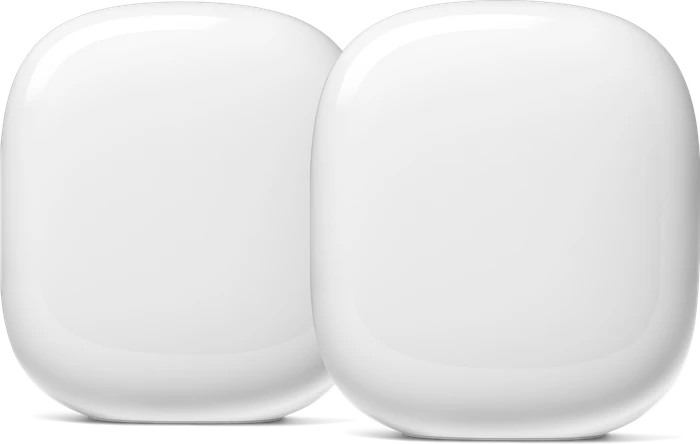 Google Nest WiFi Pro, AXE4200, Snow, 2er-Pack