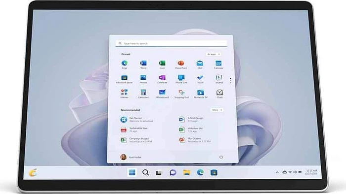 Microsoft Surface Pro 9, Platin, Core i5-1235U, 8GB RAM, 256GB