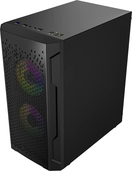 Logic Concept Aramis ARGB Mini Black, Glasfenster