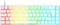ISY IGK 5500-WT Gaming Tastatur, weiß, LEDs RGB, hot-swap, Outemu Red, USB, DE Vorschaubild