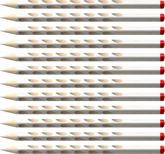 STABILO EASYcolors Buntstift weiß, Rechtshänder, 12er-Pack