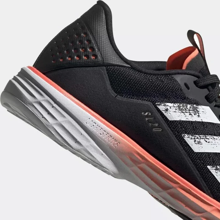 adidas SL20 core black/cloud white/signal coral (Damen)