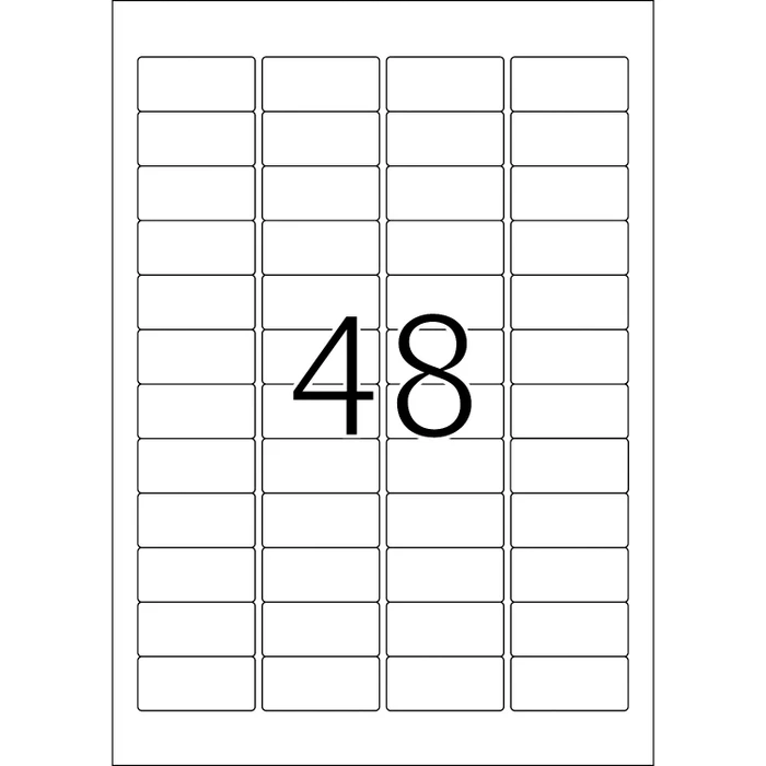 Herma Etiketten, 45.7x21.2mm, hellblau, 100 Blatt (4800 Etiketten)