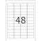 Herma Etiketten, 45.7x21.2mm, hellblau, 100 Blatt (4800 Etiketten) Vorschaubild