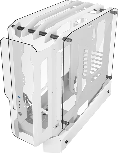 Mars Gaming MC-Edge White, Glasfenster