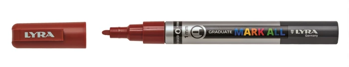 Lyra Graduate Mark All Permanentmarker 1mm braun