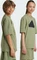 adidas Future Icons Logo Piqué T-Shirt kurzarm tent green/black (Junior) Vorschaubild