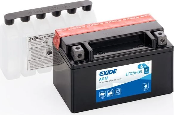 Exide Bike AGM YTX7L-BS