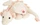 Teddy Hermann Drache Fluffy 32cm weiß-rosa (940067)