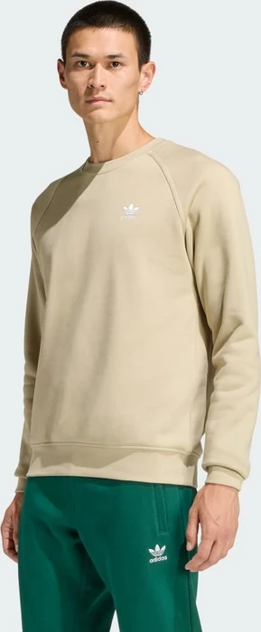 adidas Trefoil Essentials Sweatshirt stone khaki (Herren)