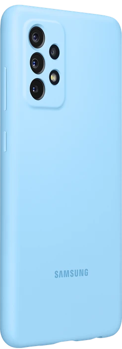 Samsung Silicone Cover für Galaxy A72 blau