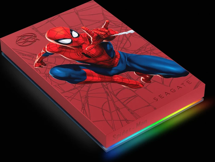 Seagate FireCuda Gaming HDD - Spider-Man Special Edition, 2TB, +Rescue, USB 3.0 Micro-B