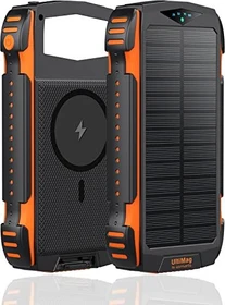 4smarts Solar Powerbank Rugged TitanPack UltiMag 20000mAh schwarz/orange