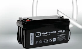Q-Batteries Bleiakku 12LC-80