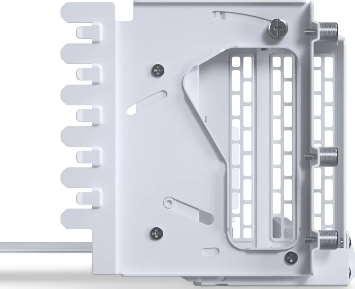 Phanteks Premium Gen5 Vertical GPU Bracket Riser Card, gewinkelt, PCIe 5.0, 220mm, weiß
